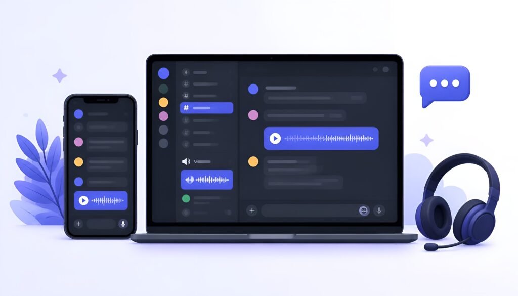 downloading and setting up Discord on phone and laptop
