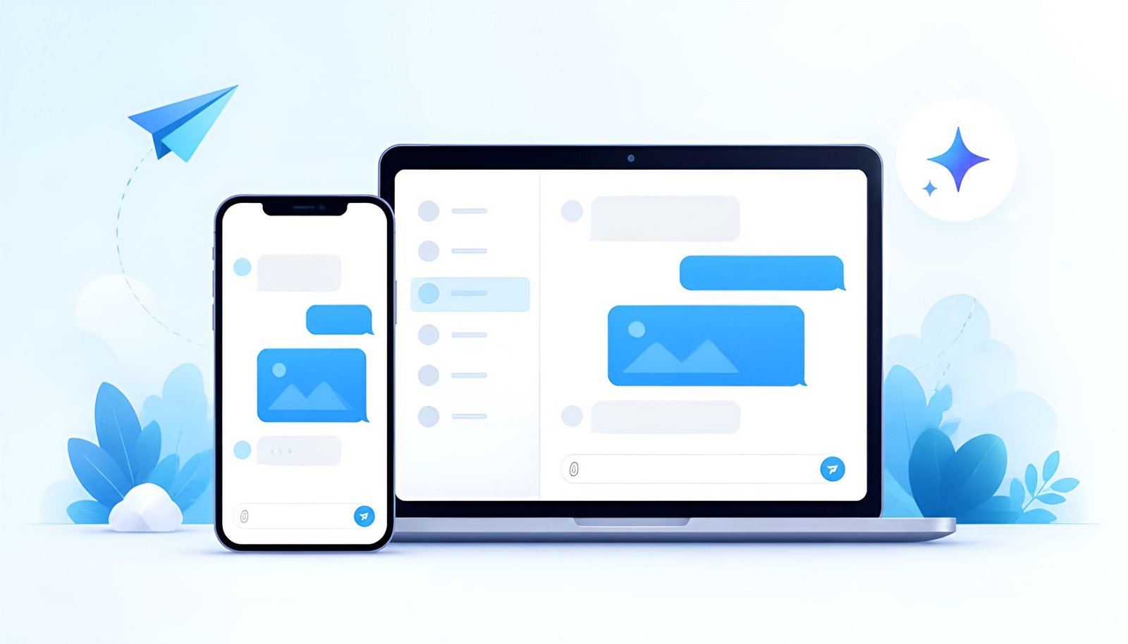 downloading and setting up Telegram on phone and laptop with 2026 AI features